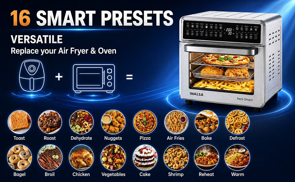 INALSA Air Fryer Oven Aero Smart23 Review: Is This 23L Air Fryer Oven Worth Buying?
